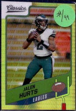 Jalen Hurts [H2 Premium Edition Timeless Tributes Gold] #57