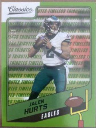 Jalen Hurts [H2 Premium Edition Timeless Tributes Green] #57