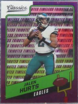 Jalen Hurts [Premium Edition Timeless Tributes Purple] #57