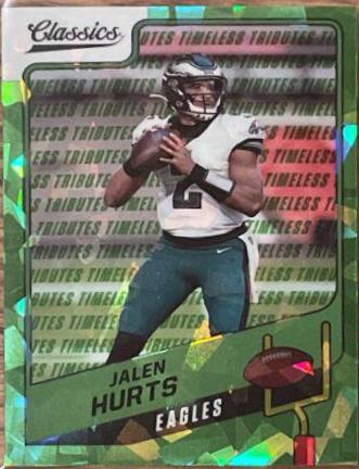 Jalen Hurts [Timeless Tributes Green] #57