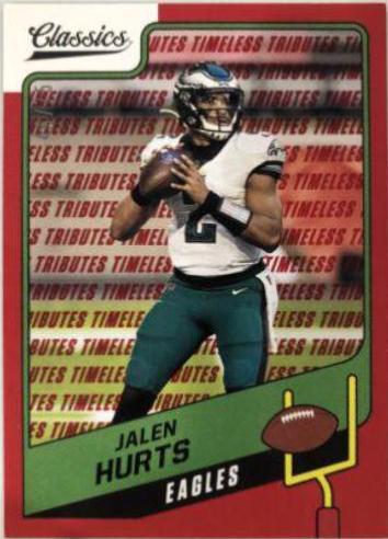 Jalen Hurts [Timeless Tributes Red] #57