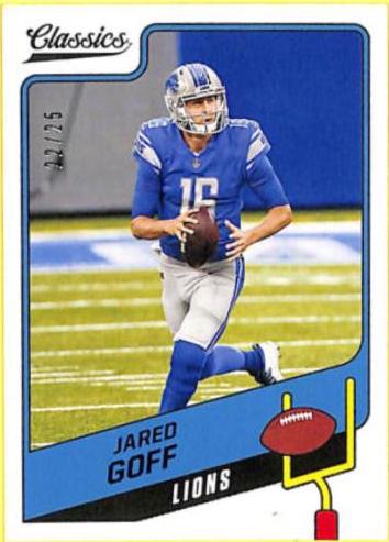Jared Goff [Blank Back] #41