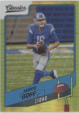 Jared Goff [H2 Premium Edition Timeless Tributes Gold] #41