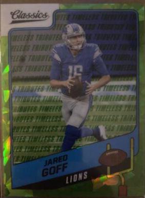 Jared Goff [H2 Premium Edition Timeless Tributes Green] #41