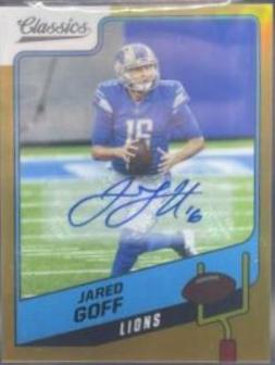 Jared Goff [Premium Edition Significant Signature Gold] #41