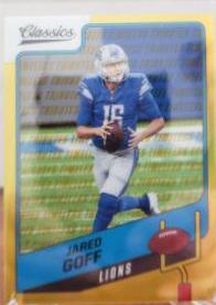 Jared Goff [Premium Edition Timeless Tributes Gold] #41