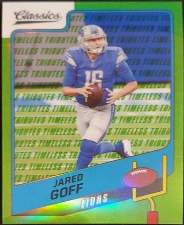 Jared Goff [Premium Edition Timeless Tributes Green] #41