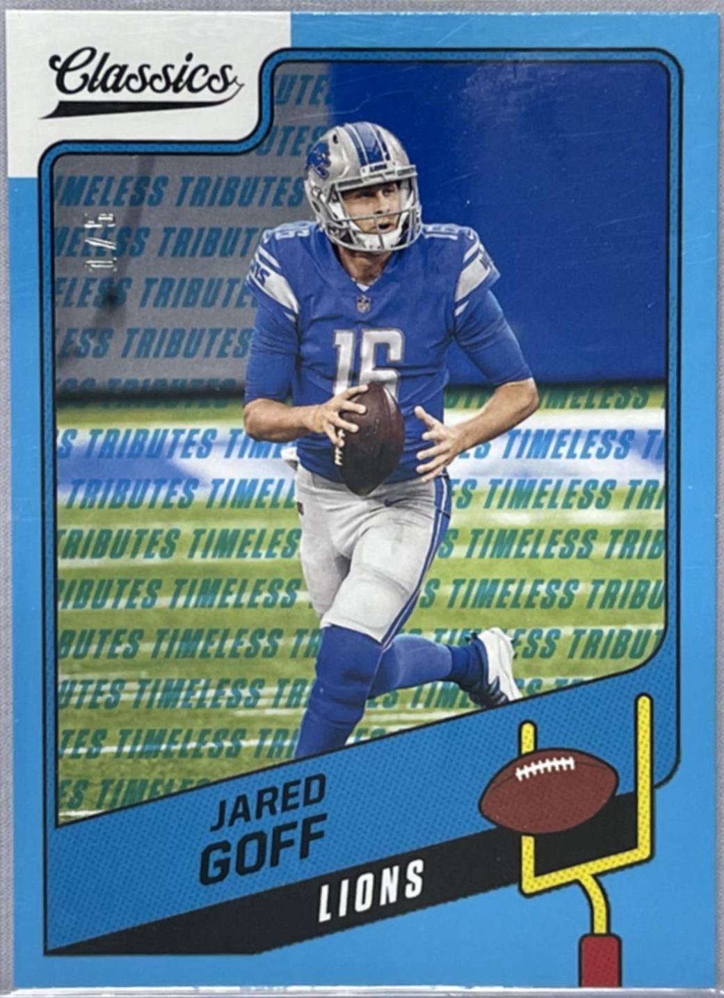 Jared Goff [Timeless Tributes Blue] #41