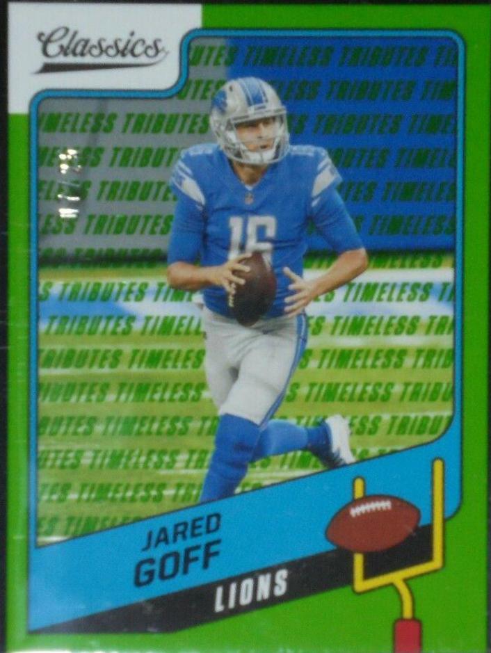 Jared Goff [Timeless Tributes Green] #41