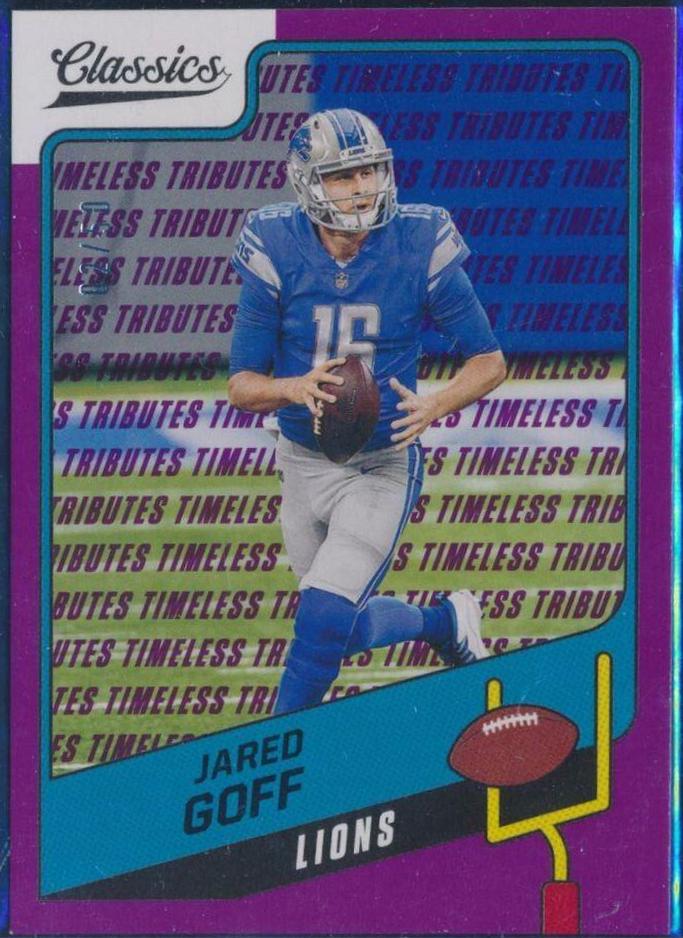 Jared Goff [Timeless Tributes Purple] #41