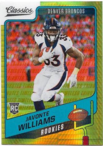 Javonte Williams [H2 Premium Edition Timeless Tributes Gold] #165