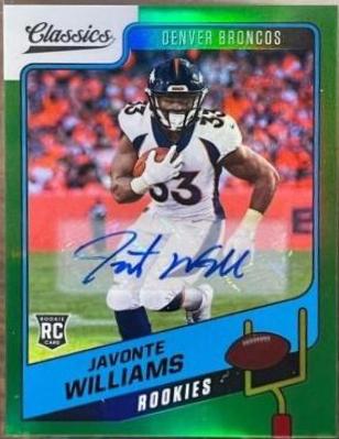 Javonte Williams [Premium Edition Significant Signature Green] #165