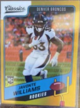 Javonte Williams [Premium Edition Timeless Tributes Gold] #165