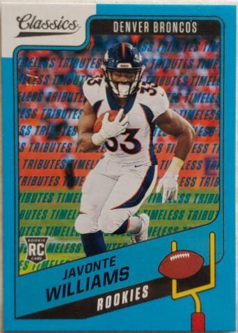 Javonte Williams [Timeless Tributes Blue] #165