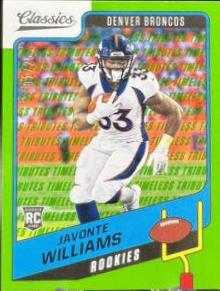 Javonte Williams [Timeless Tributes Green] #165