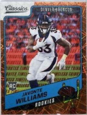 Javonte Williams [Timeless Tributes Orange] #165