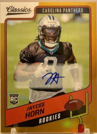 Jaycee Horn [Premium Edition Significant Signature Gold] #194