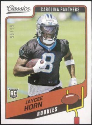 Jaycee Horn [Red Back] #194