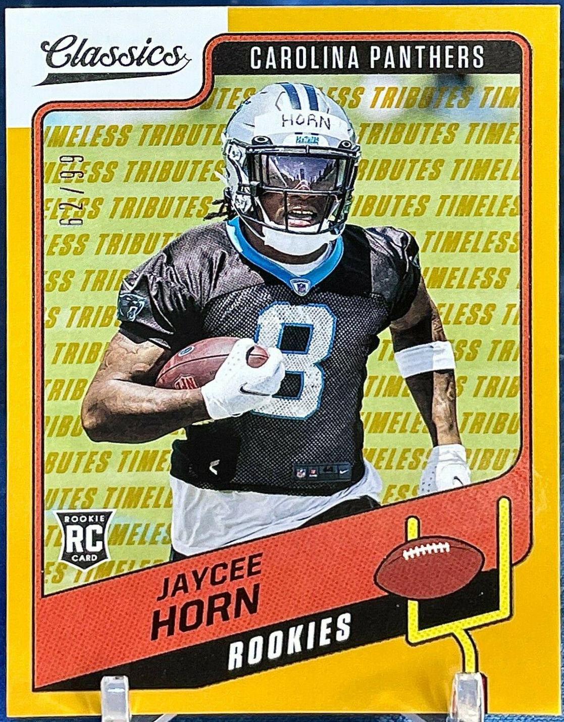 Jaycee Horn [Timeless Tributes Gold] #194