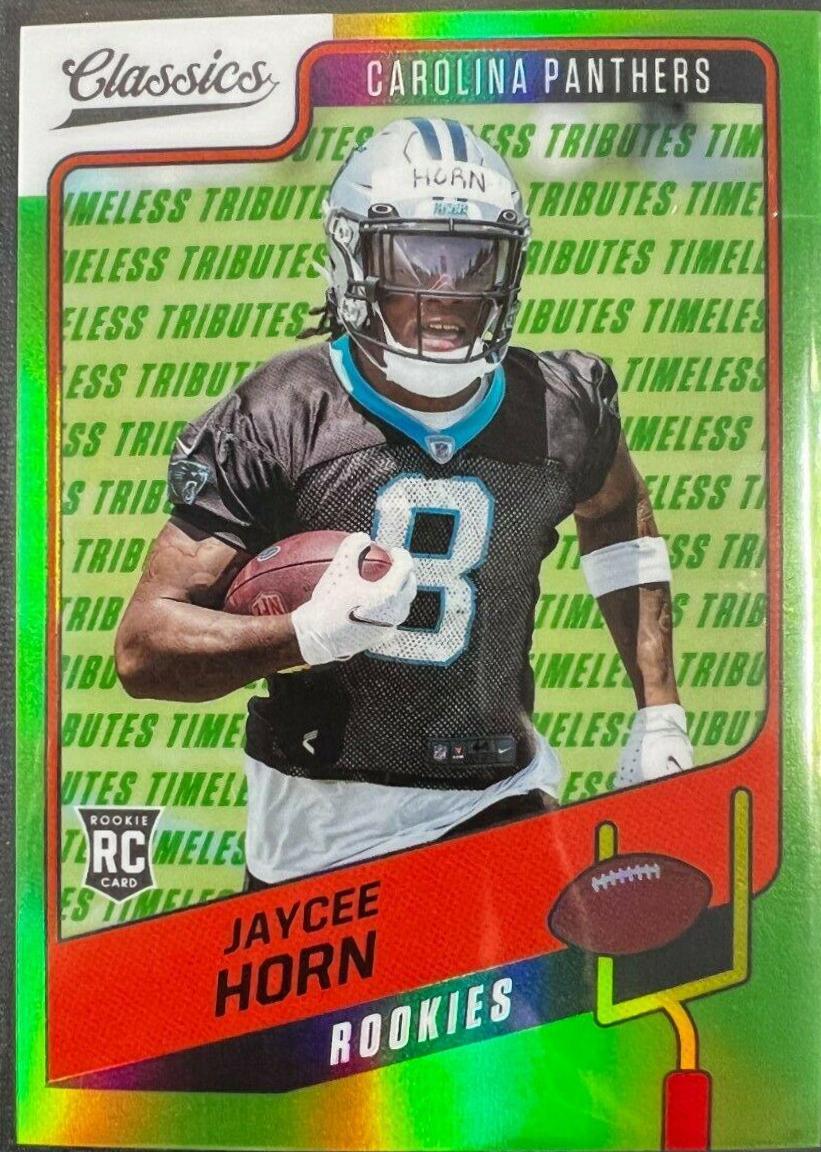 Jaycee Horn [Timeless Tributes Green] #194