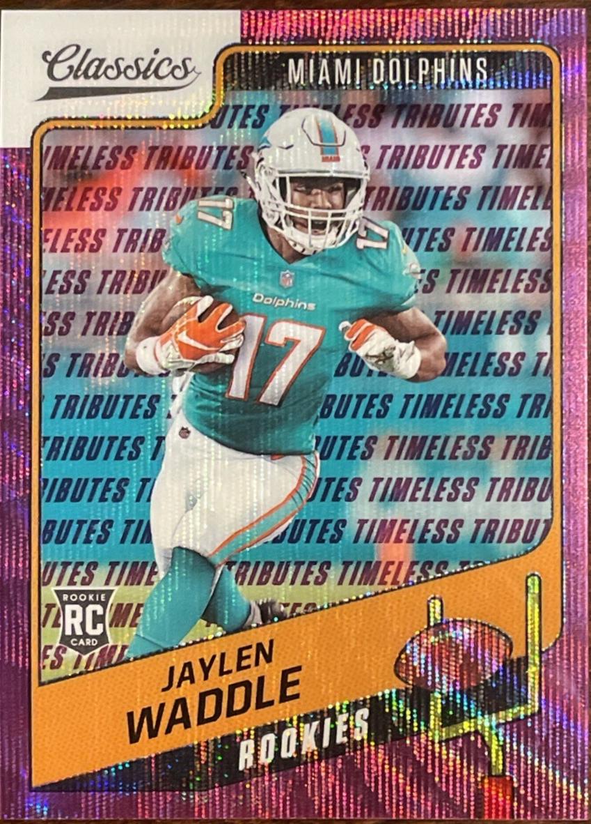 Jaylen Waddle [H2 Premium Edition Timeless Tributes Purple] #158