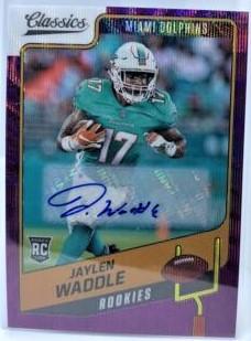 Jaylen Waddle [Premium Edition Significant Signature Purple] #158