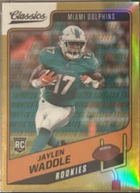Jaylen Waddle [Premium Edition Timeless Tributes Gold] #158
