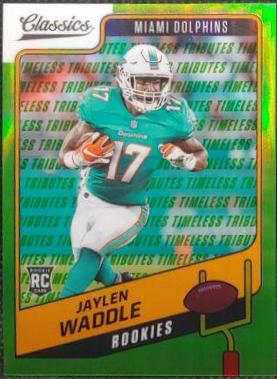Jaylen Waddle [Timeless Tributes Green] #158