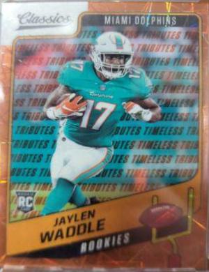 Jaylen Waddle [Timeless Tributes Orange] #158