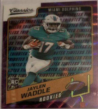 Jaylen Waddle [Timeless Tributes Purple] #158