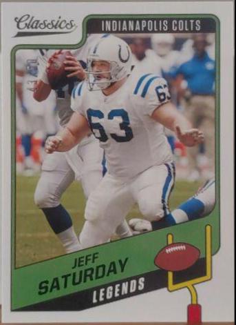 Jeff Saturday [Green Back] #134