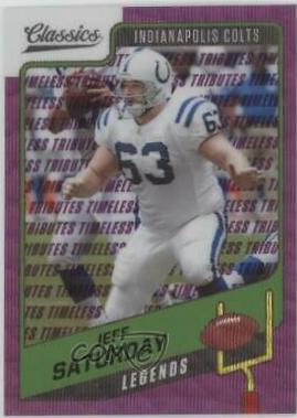 Jeff Saturday [H2 Premium Edition Timeless Tributes Purple] #134