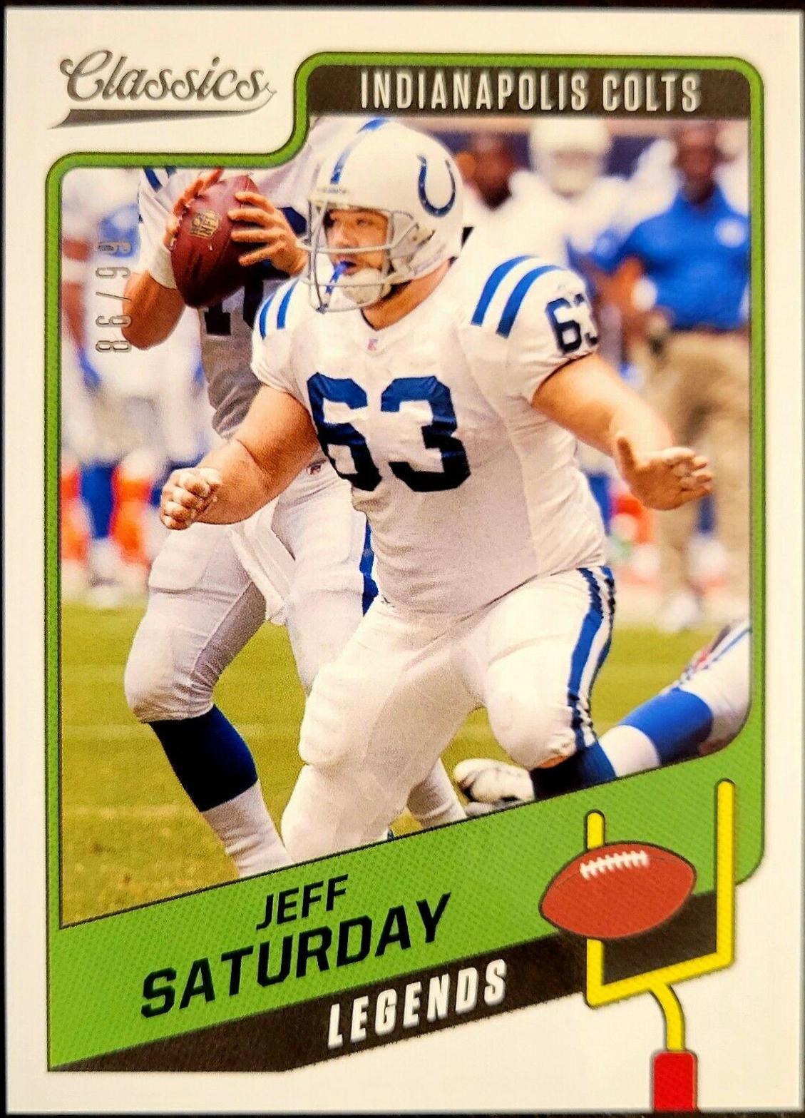 Jeff Saturday [Red Back] #134