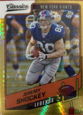 Jeremy Shockey [H2 Premium Edition Timeless Tributes Gold] #147