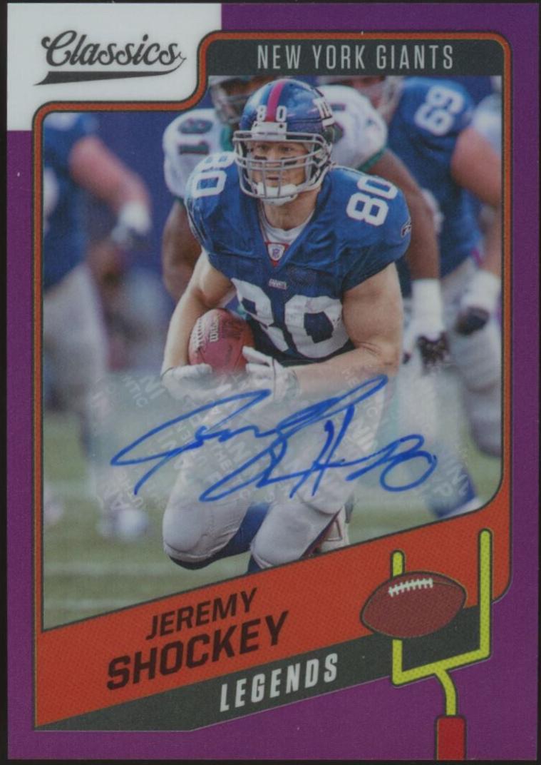 Jeremy Shockey [Premium Edition Significant Signature Purple] #147