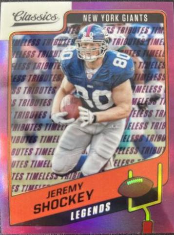 Jeremy Shockey [Premium Edition Timeless Tributes Purple] #147