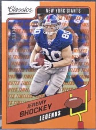 Jeremy Shockey [Timeless Tributes Orange] #147