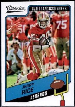Jerry Rice [Blank Back] #113
