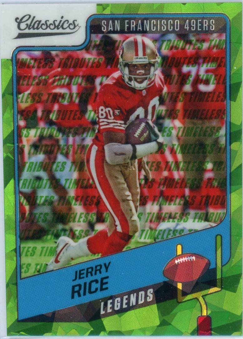 Jerry Rice [H2 Premium Edition Timeless Tributes Green] #113
