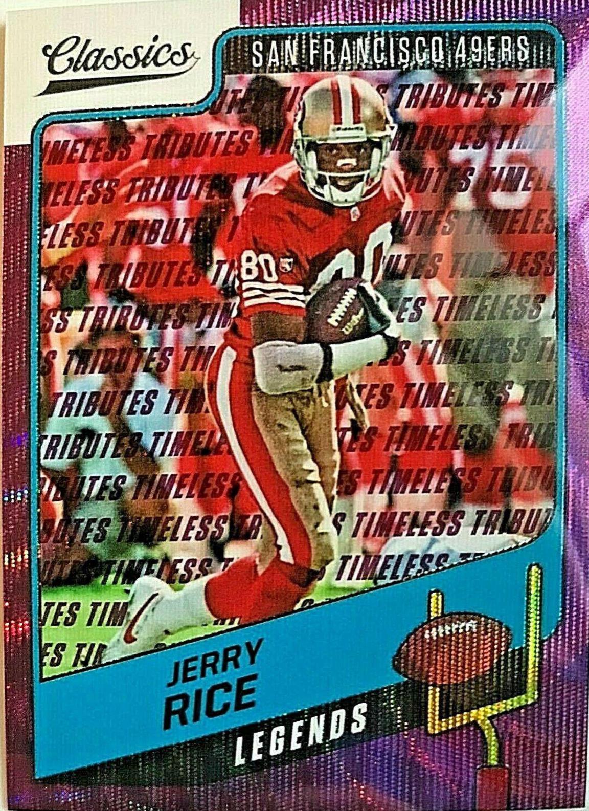 Jerry Rice [H2 Premium Edition Timeless Tributes Purple] #113