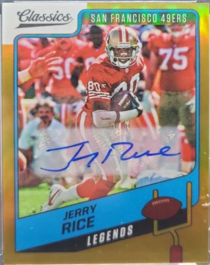 Jerry Rice [Premium Edition Significant Signature Gold] #113