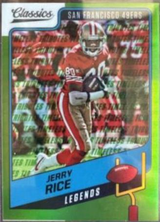 Jerry Rice [Premium Edition Timeless Tributes Green] #113