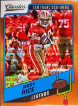 Jerry Rice [Premium Edition Timeless Tributes Orange] #113
