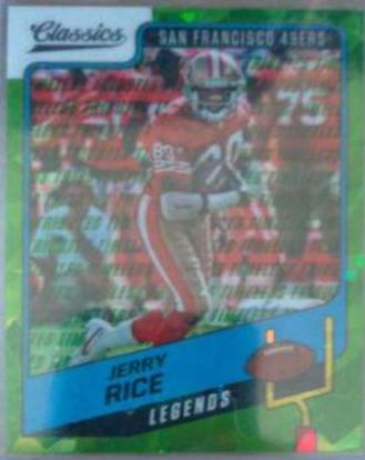 Jerry Rice [Timeless Tributes Green] #113