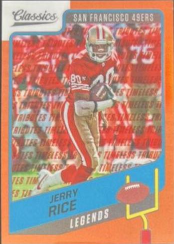 Jerry Rice [Timeless Tributes Orange] #113