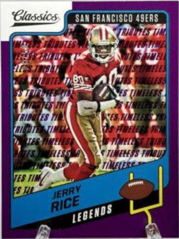Jerry Rice [Timeless Tributes Purple] #113