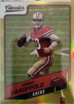 Jimmy Garoppolo [Premium Edition Timeless Tributes Gold] #83