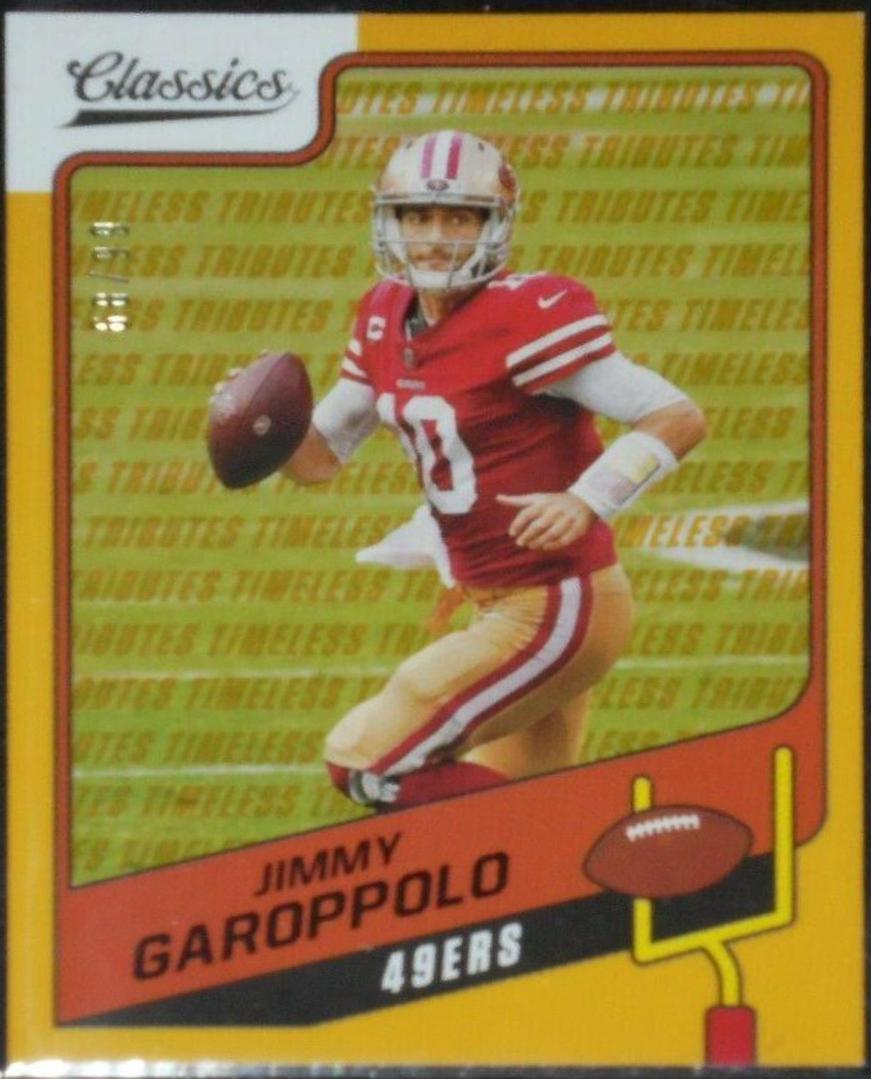 Jimmy Garoppolo [Timeless Tributes Gold] #83