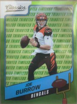 Joe Burrow [Premium Edition Timeless Tributes Green] #29