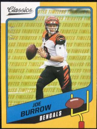 Joe Burrow [Timeless Tributes Gold] #29